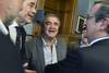 Pablo Abdala, Jorge Larrañaga y Juan Andrés Ramírez, ayer, en el Palacio Legislativo. · Foto: Ricardo Antúnez Pablo Abdala, Jorge Larrañaga y Juan Andrés Ramírez, ayer, en el Palacio Legislativo. · Foto: Ricardo Antúnez