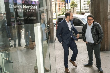 Fernando Amado y Leonardo Borges asisten a una reunión con Daniel Martínez este martes · Foto: Federico Gutiérrez Fernando Amado y Leonardo Borges asisten a una reunión con Daniel Martínez este martes · Foto: Federico Gutiérrez