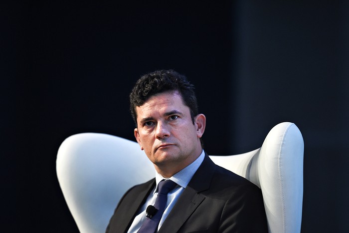 El juez Sérgio Moro, durante “Estoril Conferences - Global Challenges Local Answers”, Lisboa, Portugal el 30 de mayo de 2017. Foto: Patricia de Melo Moreira, Afp