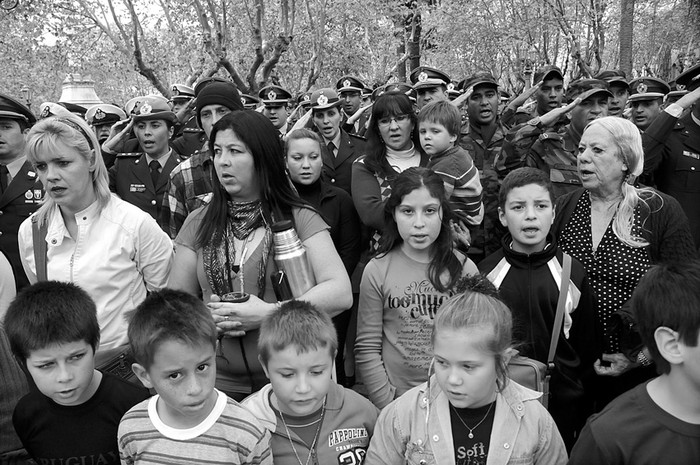 Desfile militar en Durazno. (archivo, mayo de 2012) · Foto: Pablo Nogueira