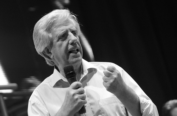 Tabaré Vázquez, durante el congreso del Frente Amplio.  (archivo, noviembre de 2013) · Foto: Pablo Vignali