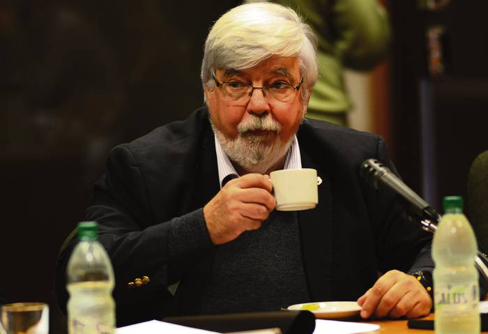 Eduardo Bonomi, en la Comisión de Seguridad y Convivencia de Diputados (archivo, julio 2018) · Foto: Pablo Vignali
