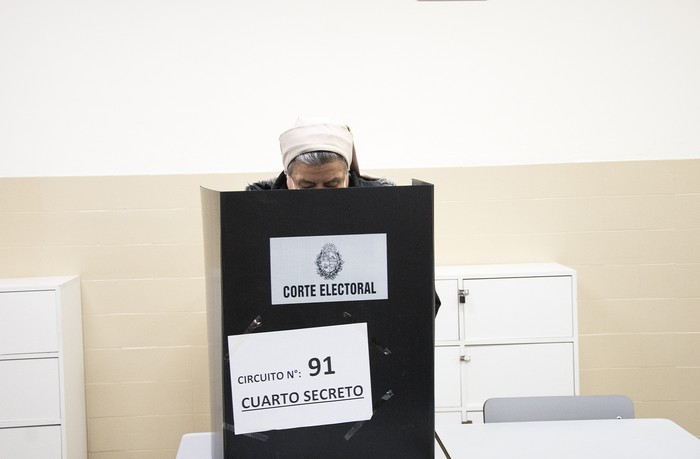 Circuito de votación en el colegio Seminario.  · Foto: Alessandro Maradei