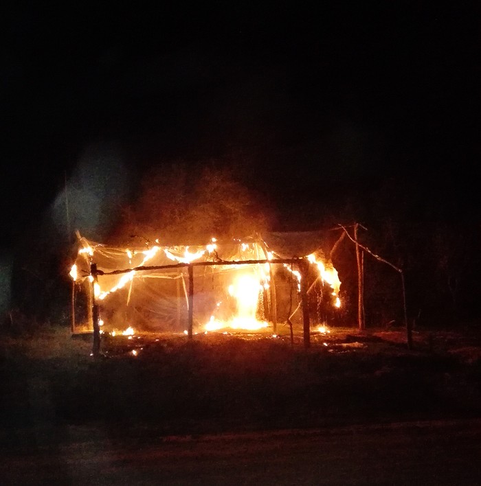 Carpa de Sindicato Único de Trabajadores del Arroz y Afines (SUTAA), en Arrozal 33. Foto: gentileza SUTAA