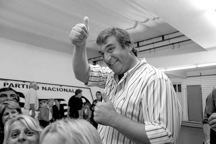Sergio Botana, intendente de Cerro Largo. Foto: Pablo Nogueira (archivo, abril de 2015)