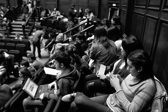 Convención de la FEUU en el Paraninfo de la Universidad. foto: Iván Franco (archivo, agosto de 2014)