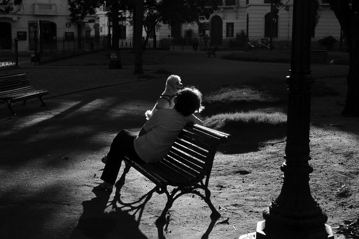 Plaza Zabala. Foto: Iván Franco (archivo, febrero de 2010)
