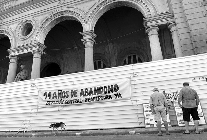 Estación Central General Artigas, ayer, a 14 años de la llegada del último tren. Foto: Andrés Cuenca