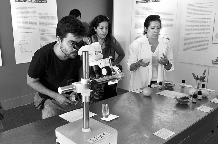 Expo Cannabis 2016, en el Latu. Foto: Federico Gutiérrez (archivo, diciembre de 2016)