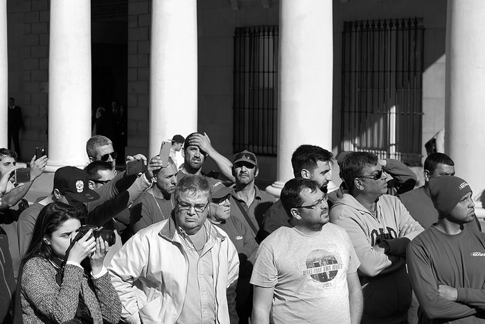 Marcha de los trabajadores del gas. Foto: Pablo Vignali (archivo, octubre de 2016)