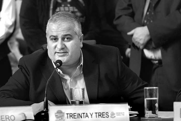 Ramón da Silva, intendente de Treinta y Tres. Foto: Pablo Vignali (archivo, julio de 2017)