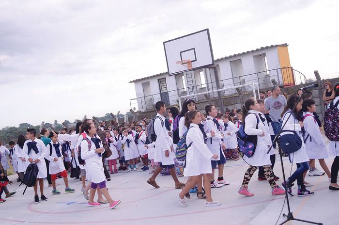 Escuela 382, Montevideo (archivo, febrero de 2016). · Foto: Pablo Vignali