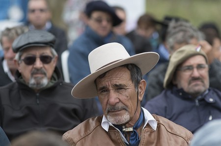 Eduardo Núñez, referente del Sipes, el lunes, en Puntas de Valentín, Salto. · Foto: Sandro Pereyra Eduardo Núñez, referente del Sipes, el lunes, en Puntas de Valentín, Salto. · Foto: Sandro Pereyra