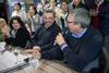 La diputada Stella Viel, Mario Bergara y Gonzalo Reboledo este lunes en La Incubadora. La diputada Stella Viel, Mario Bergara y Gonzalo Reboledo este lunes en La Incubadora.