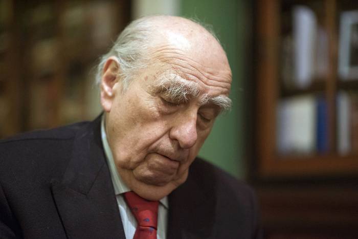 Julio María Sanguinetti (archivo, mayo de 2019).
 · Foto: Ricardo Antúnez