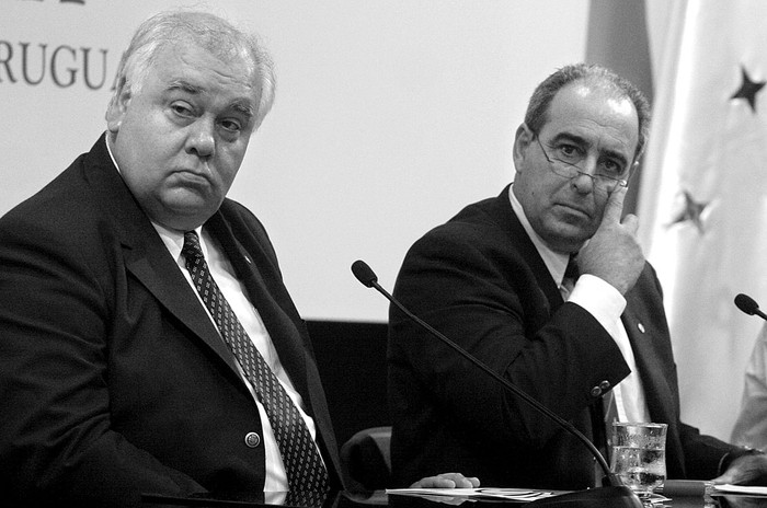 Fernando Pérez Abella y Alfredo Fratti. (archivo, marzo de 2008) · Foto: Fernando Morán