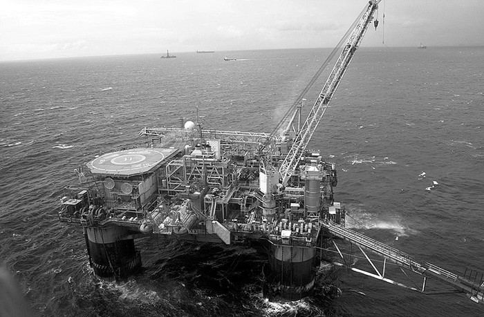 Plataforma petrolera de Petrobras, en la costa atlántica de Brasil. 