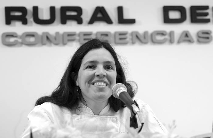 Laura Rosano, el viernes en la Expo Prado. · Foto: Nicolás Celaya