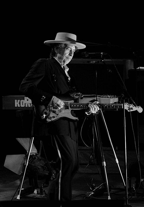 Bob Dylan durante el concierto que dio en Pekín (China). (archivo, abril de 2011) · Foto: Efe, Yan Bing