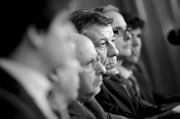 Rodolfo Nin Novoa, ayer, en la Comisión de Asuntos Internacionales. Foto: Pablo Vignali