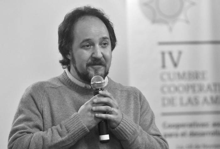 Gabriel Isola, ayer, en el Prado. Foto: Federico Gutiérrez