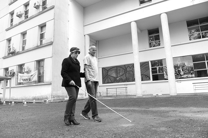 Susana Muñiz, directora de la Administración de los Servicios de Salud del Estado, ayer, en el Hospital de Ojos. Foto: Andrés Cuenca