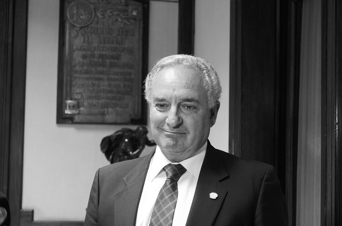 Pablo Zerbino, ayer, en la casa de la Asociación Rural del Uruguay. Foto: Alessandro Maradei