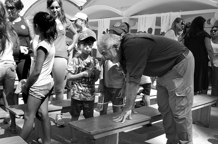 Lanzamiento del programa Verano Educativo, ayer, en la escuela 178, en el barrio Casavalle. Foto: Alessandro Maradei