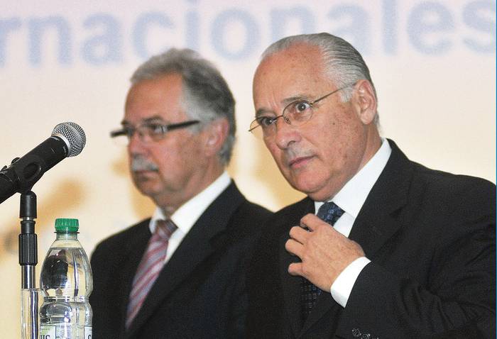 Hebert Fígoli (d) y Jorge Menéndez (archivo, diciembre de 2015). · Foto: Federico Gutiérrez