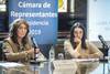 Cecilia Bottino y Camila Zeballos, ayer, en la Antesala de la Cámara de Diputados.
· Foto: Federico Gutiérrez Cecilia Bottino y Camila Zeballos, ayer, en la Antesala de la Cámara de Diputados.
· Foto: Federico Gutiérrez