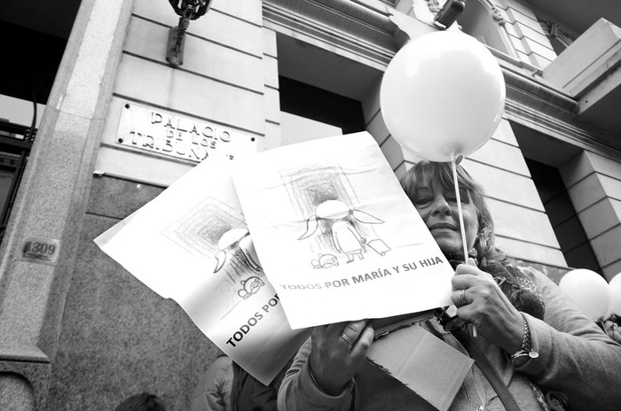 Concentración frente a la Suprema Corte de Justicia. Foto: Alessandro Maradei (archivo, octubre de 2017)