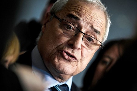 Roberto Chiazzaro, durante la conferencia de prensa, en el edificio anexo del Palacio Legislativo. · Foto: Javier Calvelo, adhocFOTOS Roberto Chiazzaro, durante la conferencia de prensa, en el edificio anexo del Palacio Legislativo. · Foto: Javier Calvelo, adhocFOTOS