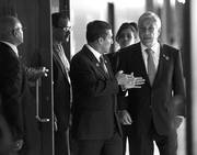 Los presidentes Ollanta Humala, de Perú, y Sebastián Piñera, de Chile, durante un encuentro en el marco de la II Cumbre Presidencial de la Comunidad de Estados Americanos y del Caribe, el miércoles en La Habana, Cuba. 