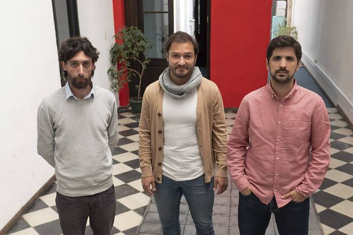 Fernando Esponda, Juan Ignacio Dorrego y Santiago Soto. · Foto: Alessandro Maradei