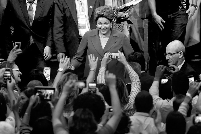  Dilma Rousseff en la Conferencia Nacional de Educación (Conae 2014), el jueves 20 de noviembre, en Brasilia (Brasil). / Foto: Fernando Bizerra jr. Efe