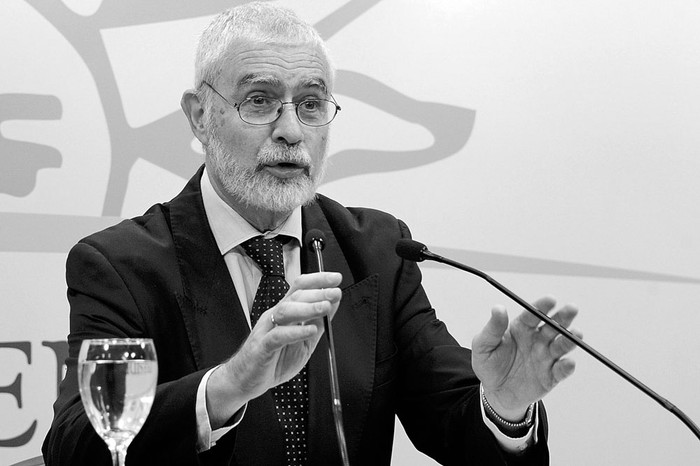 Benjamín Liberoff , subsecretario de Turismo, en una rueda de prensa, ayer, en la Torre Ejecutiva. Foto: Presidencia, s/d de autor