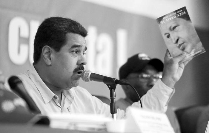 Nicolás Maduro durante un acto de gobierno, el sábado, en Caracas, Venezuela. Foto: Prensa Miraflores, Efe