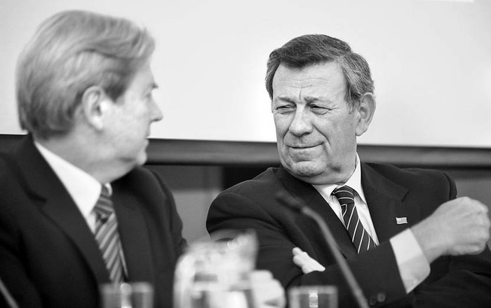 Ope Pasquet y Rodolfo Nin Novoa. Foto: Federico Gutiérrez (archivo, agosto de 2015)