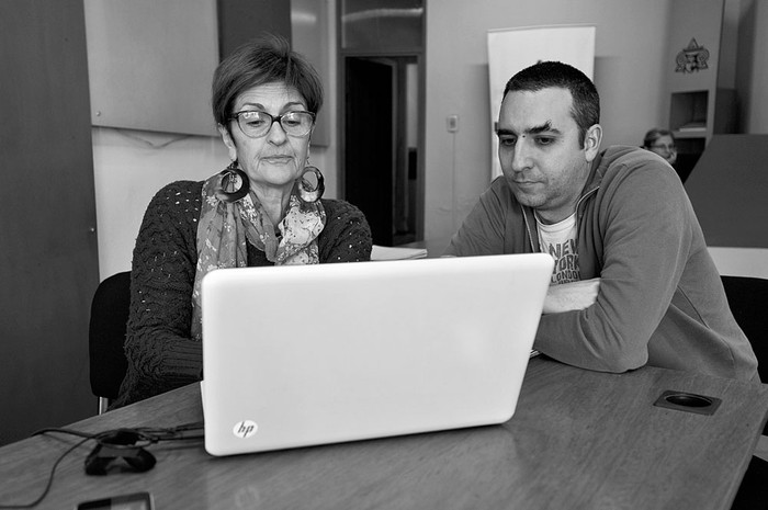 María Magdalena Bervejillo y Adolfo Batista. Foto: Federico Gutiérrez