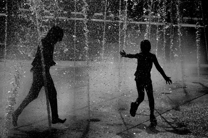 Inauguración de la plaza José D'Elía, ayer, en Goes. Foto: Iván Franco