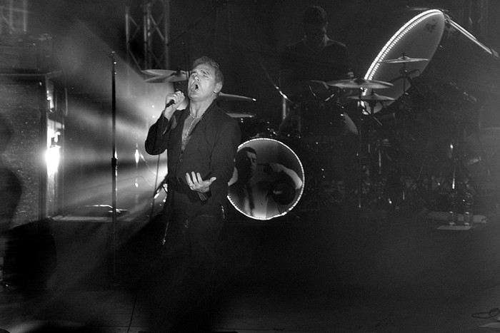 Morrissey, el jueves en el Teatro de Verano. Foto: Federico Gutiérrez