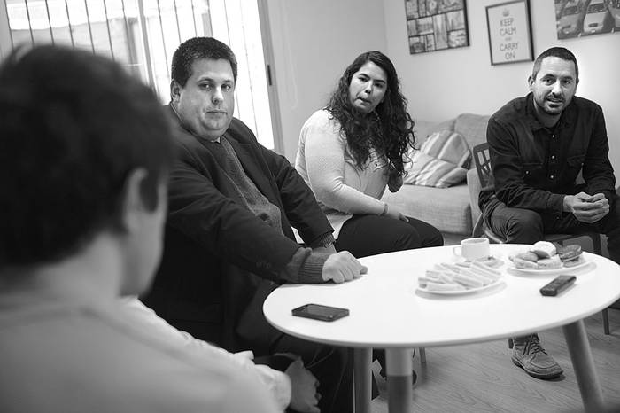 Café desayuno en Moove-it, organizado por Uruguay XXI, ayer, en el marco del Día del Futuro. Foto: Santiago Mazzarovich