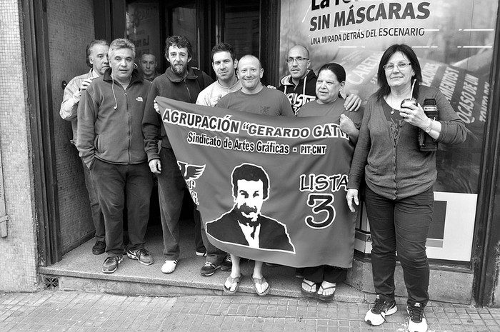 Ocupación de Impresora Polo, ayer. Foto: Federico Gutiérrez
