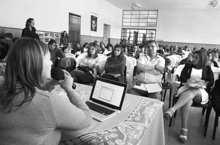 Octavo Seminario Internacional de Investigación Rural, en el Centro Agustin Ferreiro en el departamento de Canelones. Foto: Alessandro Maradei