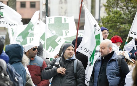 Marcha de la Federación de Funcionarios de Salud Pública, el 13 de junio. · Foto: Federico Gutiérrez Marcha de la Federación de Funcionarios de Salud Pública, el 13 de junio. · Foto: Federico Gutiérrez