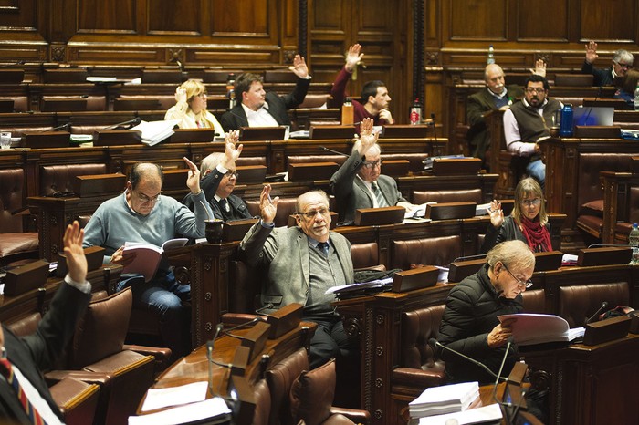 La Cámara de Diputados, el martes, durante la discusión de la Rendición de Cuentas. · Foto: Federico Gutiérrez