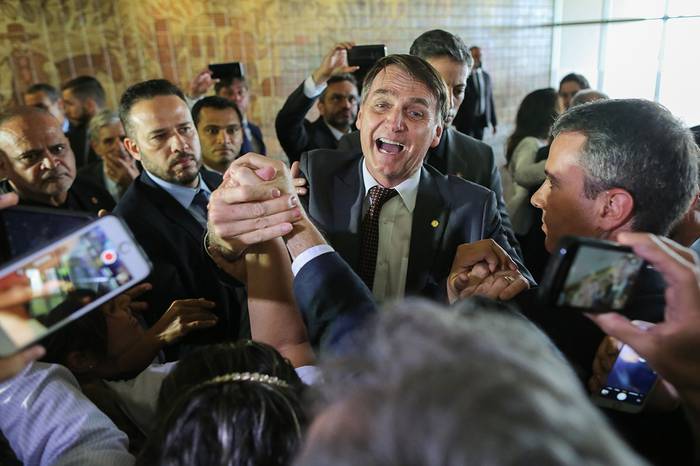 Jair Bolsonaro, en Brasilia, el 13 de noviembre. · Foto: Sergio Lima