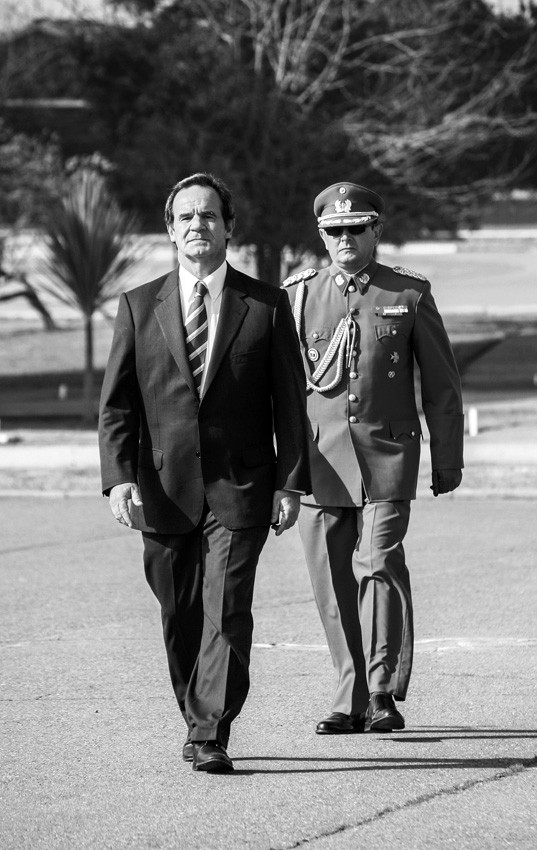 Andrés Allamand, ex ministro de Defensa de Chile, durante el aniversario de la Batalla de La Concepción, en Santiago de Chile. (archivo, julio de 2012) · Foto: Mario Tellez, Afp