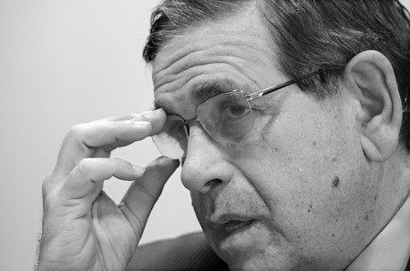 Carlos Díaz, durante la entrevista con la diaria. · Foto: Pablo Vignali Carlos Díaz, durante la entrevista con la diaria. · Foto: Pablo Vignali