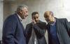 Gerardo Sotelo, Pablo Donnangelo y Pablo Mieres, ayer, en el Juzgado Letrado del Tribunal de lo Contencioso Administrativo. · Foto: Alessandro Maradei Gerardo Sotelo, Pablo Donnangelo y Pablo Mieres, ayer, en el Juzgado Letrado del Tribunal de lo Contencioso Administrativo. · Foto: Alessandro Maradei